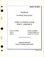 Overhaul Instructions for Nose Landing Gear Strut Assembly - Parts 371671-3 and 380202-1