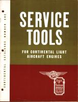 Service Tools for Continental Light Aircraft Engines