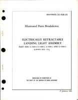 Illustrated Parts Breakdown for Electrically Retractable Landing Light Assembly 