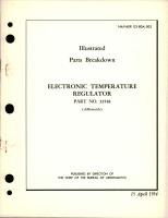 Illustrated Parts Breakdown for Electronic Temperature Regulator - Part 33548 