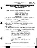 Installation of 16 'G' Pilot and Copilot Seats in B-25 Series Aircraft