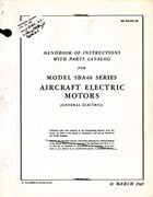 HB of Instructions with Parts Catalog for Model 5BA40 Electric Motors