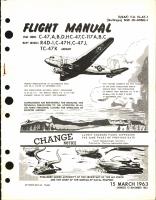 Flight Manual for C-47, A, B, D, H, J, HC-47, C-117A, B, C, R4D-1, and TC-47K