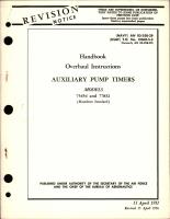 Overhaul Instructions for Auxiliary Pump Timers - Models 75454 and 77832