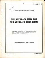 Illustrated Parts Breakdown for Automatic Gun 20MM M39 and M39A1