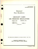 Illustrated Parts Breakdown for Aircraft Cabin Air Pressure Regulators - Parts 14600-5-33 and 14600-5-33-3 - Model CPR1-8