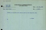 Technical Information for Serial Number 3601