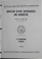 Induction System, Supercharger, and Carburetor