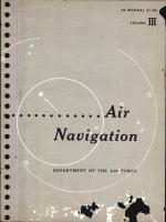 Air Navigation Volume III