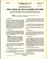 Two-Color View Limiter for Instrument Flying Training