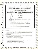 Illustrated Parts Breakdown for T-28A - Operational Supplement