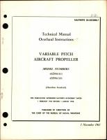 Overhaul Instructions for Variable Pitch Aircraft Propeller Models 43D50-311 & 43D50-321