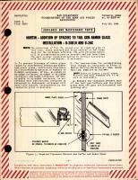 Addition of Spacers to the Tail Gun Armor Glass Installation for B-26B10 and B-26C