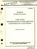 Overhaul Instructions for Tank Units, Uncompensated, Flange Mounted Capacitor Fuel Gage System