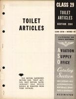 Toilet Articles