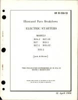 Illustrated Parts Breakdown for Electric Starters