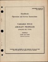 Operation & Service Instructions for Variable Pitch Aircraft Propeller (Engine Oil Type) Models 23260 & 24260