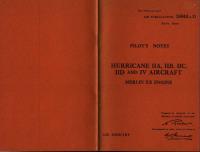Pilot's Notes - Hurricane