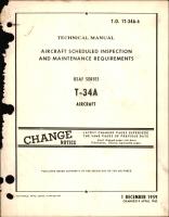 Aircraft Scheduled Inspection and Maintenance Requirements for T-34A