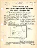 Addition of Stencil Above the Oil Filler Scuppers on Rear Nacelles for B-26B-1 and B-26C Series