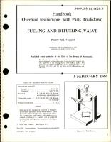 Overhaul Instructions with Parts Breakdown for Fueling and Defueling Valve - Part 7-101005