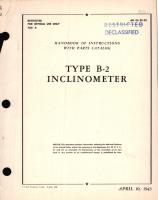 Instructions with Parts Catalog for Type B-2 Inclinometer