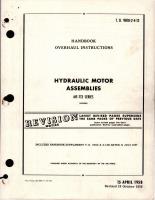 Overhaul Instructions for Hydraulic Motor Assemblies - MF-713 Series