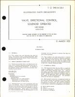 Illustrated Parts Breakdown for Valve, Directional Control, Solenoid Operated HPC118100