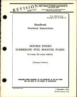 Overhaul Instructions for Double Ended Submerged Fuel Booster Pumps 