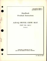 Overhaul Instructions for Swivel Crew Seat - A3D-2Q - Part 3685-9