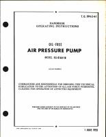 Handbook of Operating Instructions for Oil-Free Air Pressure Pump Model RG-8160-1B