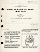 Overhaul with Parts Breakdown for Aircraft Navigational Light Assembly - Part 40-0152-1 