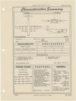YC-97J Boeing Stratofreighter - Cargo - Characteristics Summary