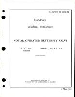 Overhaul Instructions for Motor Operated Butterfly Valve - Part 306800