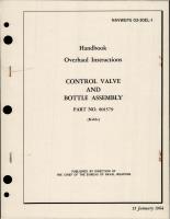 Overhaul Instructions for Control Valve and Bottle Assembly - Part 891579 