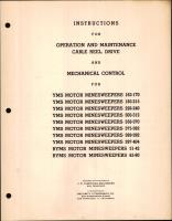 Instruction Book for Cable Reel, Drive and Mechanical Control