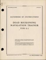Handbook of Instructions for Dead Reckoning Navigation Trainer Type G-2