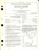 Overhaul Instructions with Parts Breakdown for Engine Fuel Strainers - Parts 5-1250-1 and 5-1250-51