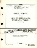 Parts Catalog for Oil Coolers and Control Valves