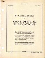 Numerical Index of Confidential Publications