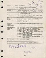 Lesson Assignments for Turret, Sperry Upper Local Type A-1