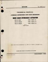Overhaul Instructions with Parts Breakdown for Nose Gear Hydraulic Actuator 