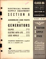 Electrical Power Supply Equipment Section A Generators