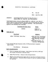 Centrifugal Breather Valve Test Specifications for Model A322F-A1, A422-E1 and A422-E2 Propellers