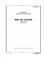 Instructions for Wing Flap Actuator Part No D1390