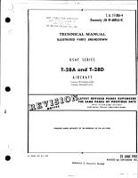 Technical Manual Illustrated Parts Breakdown for T-28A and T-28D