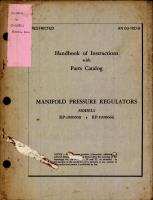 Handbook of Instructions with Parts Catalog for Manifold Pressure Regulators