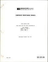 Component Maintenance Manual for Main Landing Gear Drag Strut and Lock Strut Subassemblies 