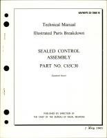 Illustrated Parts Breakdown for Sealed Control Assembly - Part C65C30 