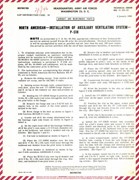 Installation of Auxiliary Ventilating System for P-51H